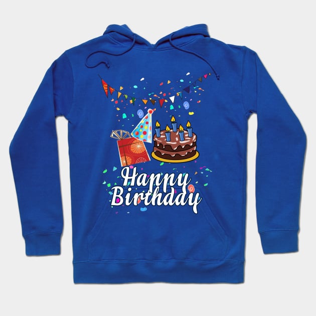 Happy Birthday Hoodie by denissmartin2020